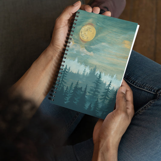 "Evergreen Mist" Spiral Notebook