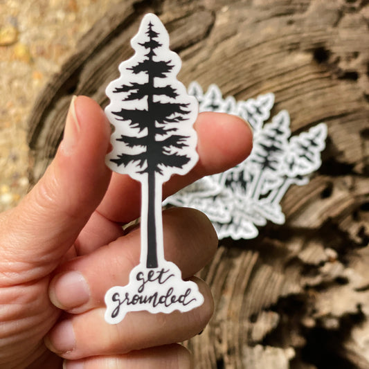 Get Grounded Sticker