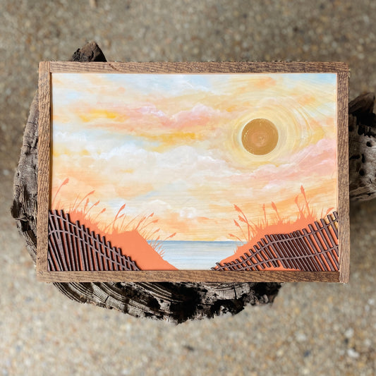 "Corolla Sunrise" 12x18 Framed Fine Art Print